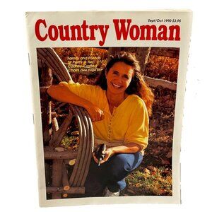 Country Woman Magazine Sept. Oct. 1990 Vol 20 No. 5 Cooking Crafts Design